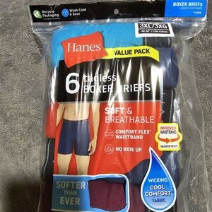 Mens Hanes 3Xlg boxer/breifs brand new in package